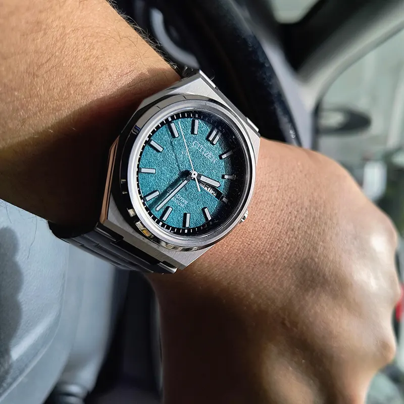 Citizen Zenshin Eco-Drive Super Titanium™ Green Dial  Men’s Watch- AW0130-85X